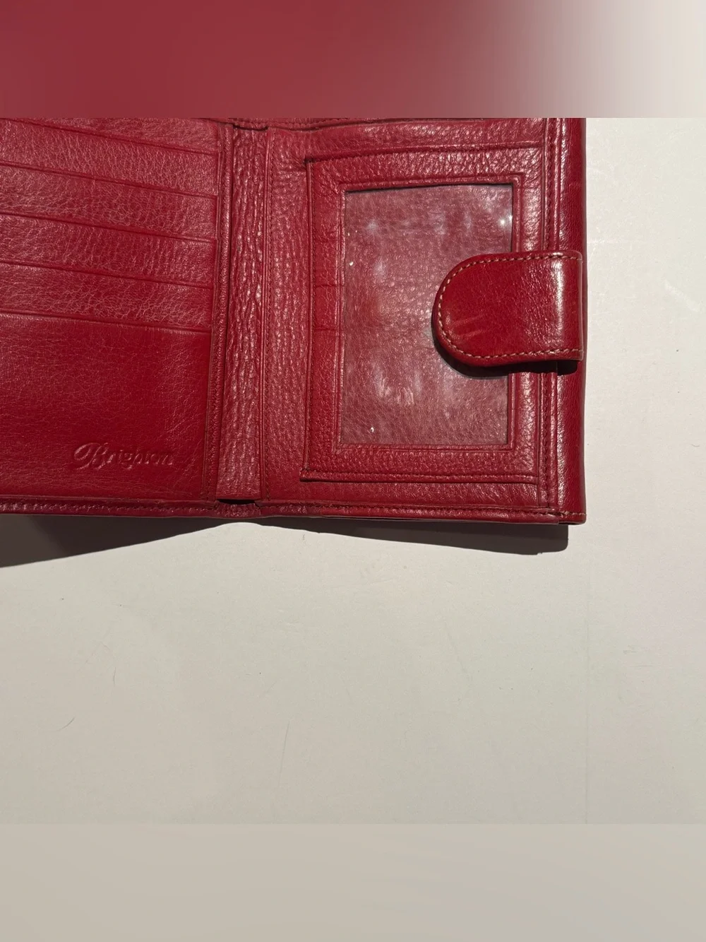 Brighton Red Leather Wallet